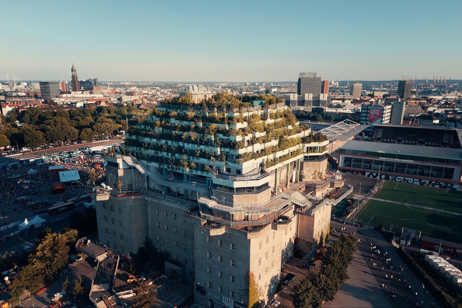 Hamburg Bunker Arial View