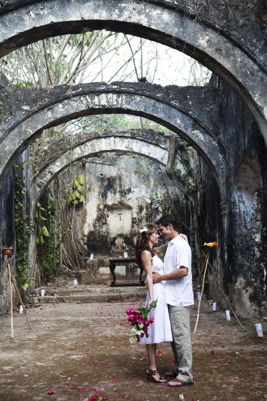 Wedding at the Hacienda Uayamon hotel