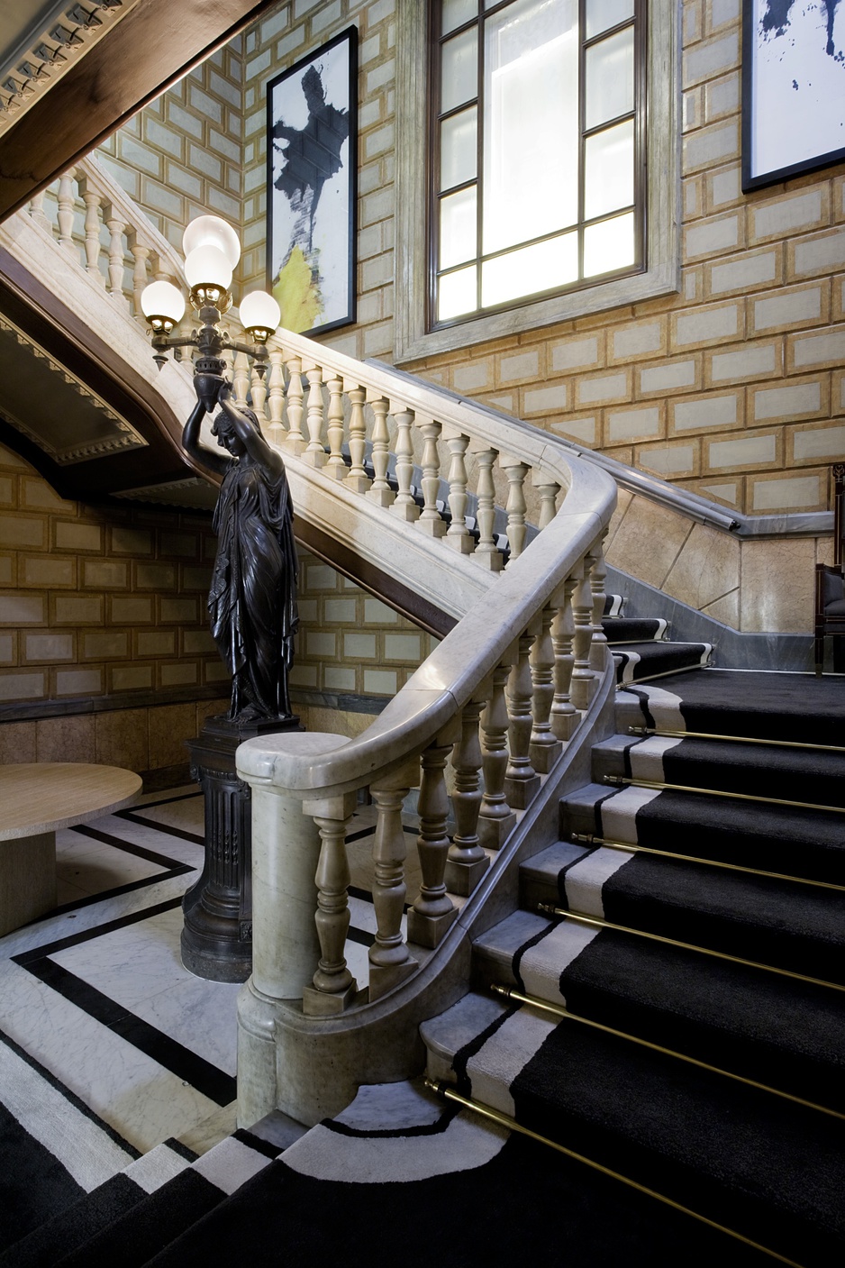 Cotton House Hotel spiral staircase