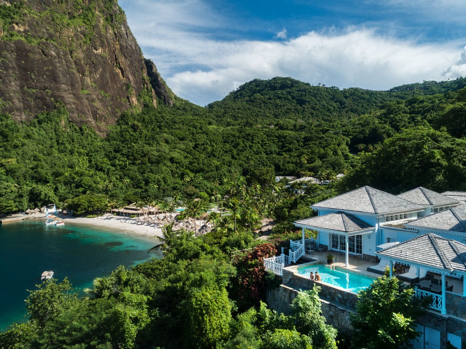 Sugar Beach Pool House on the Cliff