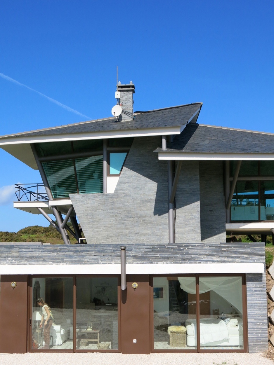 Glass House in Loiba, Spain