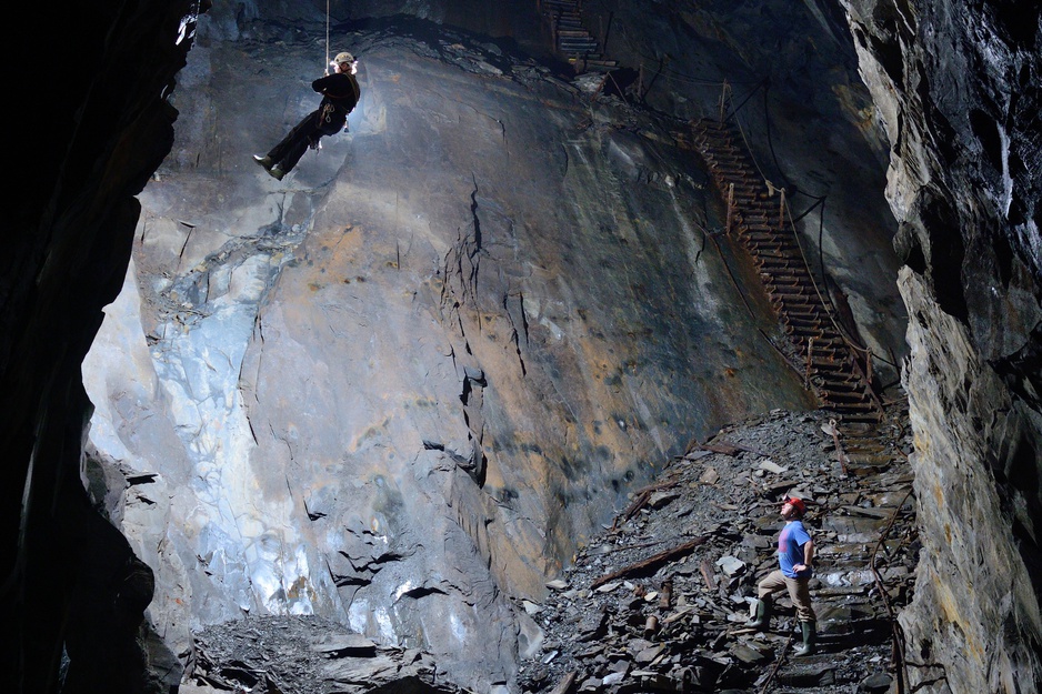 Go Below Underground Adventures - Goliath Zipline