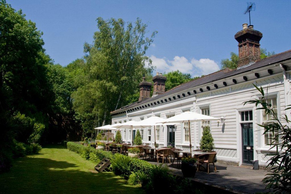 The Old Railway Station garden