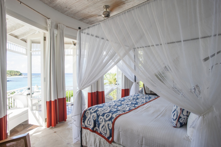 Mustique Island bedroom with views