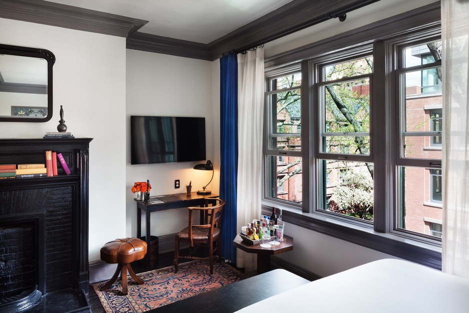 The High Line Hotel room with large windows