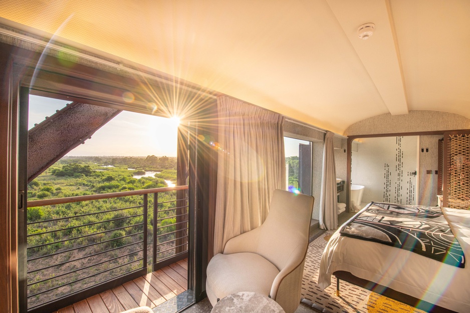 Kruger Shalati Train Hotel Bedroom