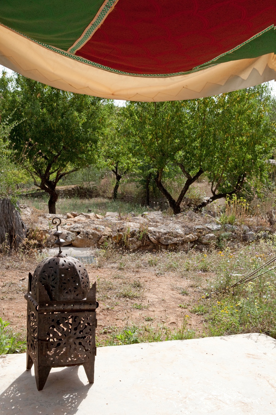 Refugio Marnes tent view