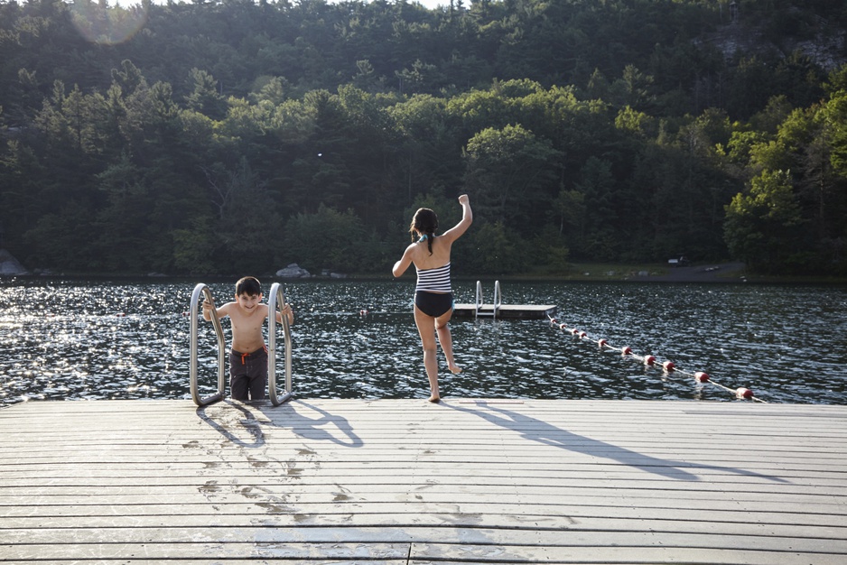 Mohonk Lake Jumping