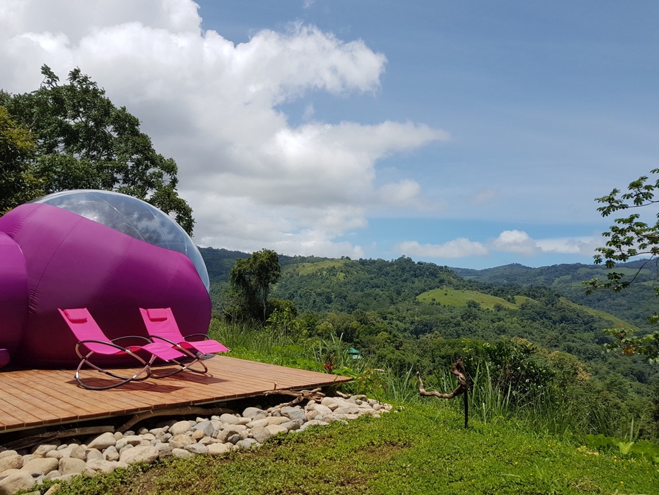 Love Sphere with sun chairs