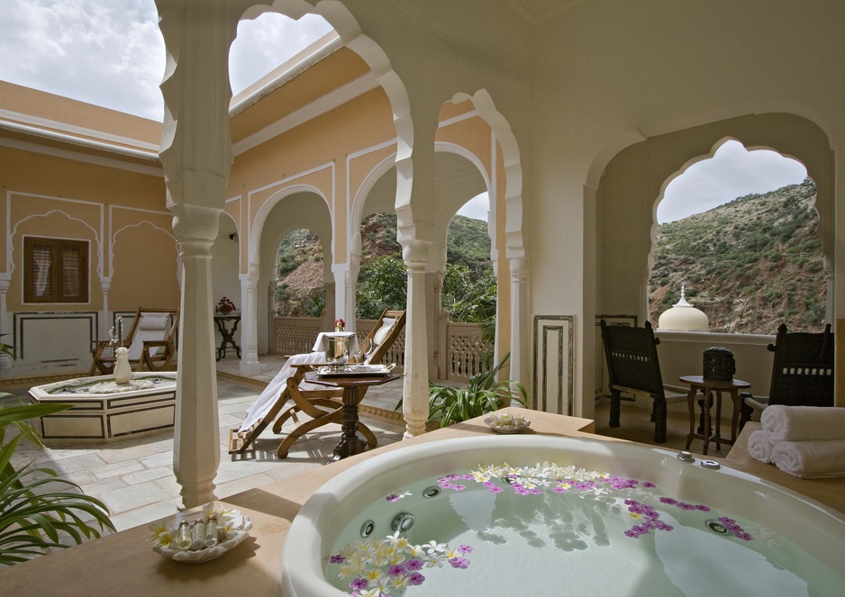 Samode Palace jacuzzi