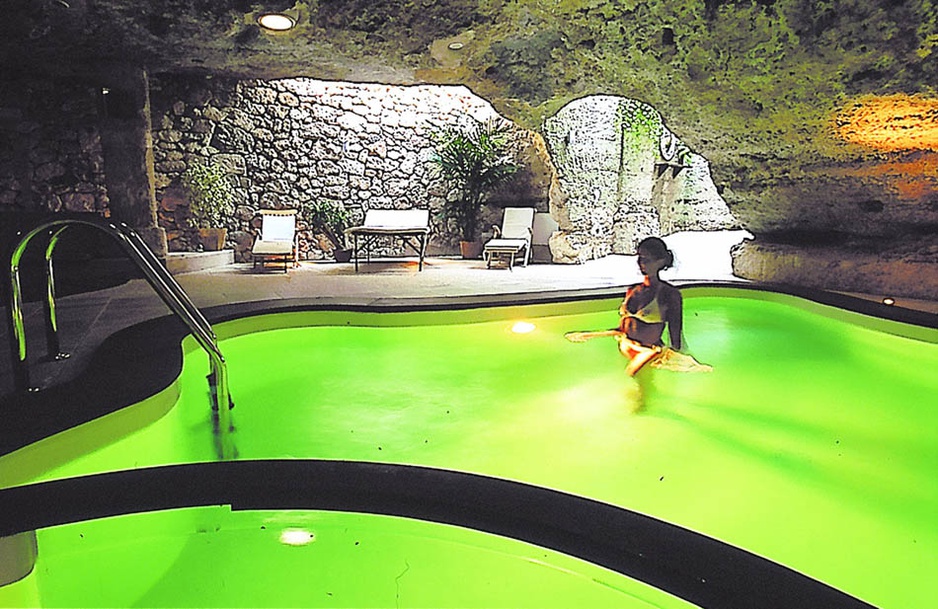 Cave swimming pool