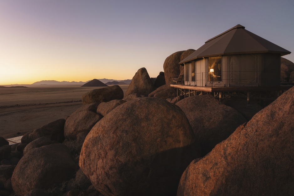 Zannier Hotels Sonop Luxury Tent On Top Of A Granite Rock