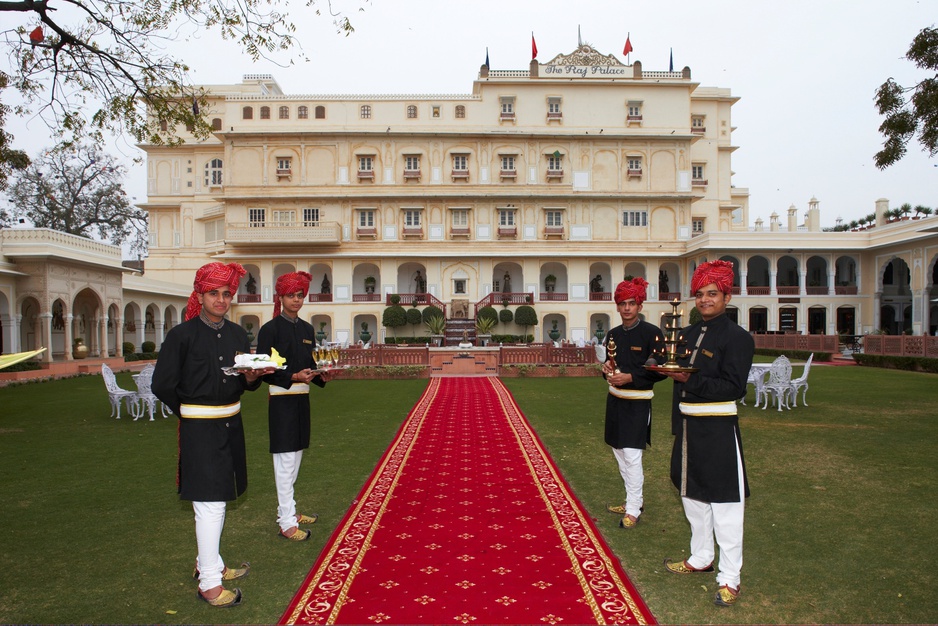 The Raj Palace welcome