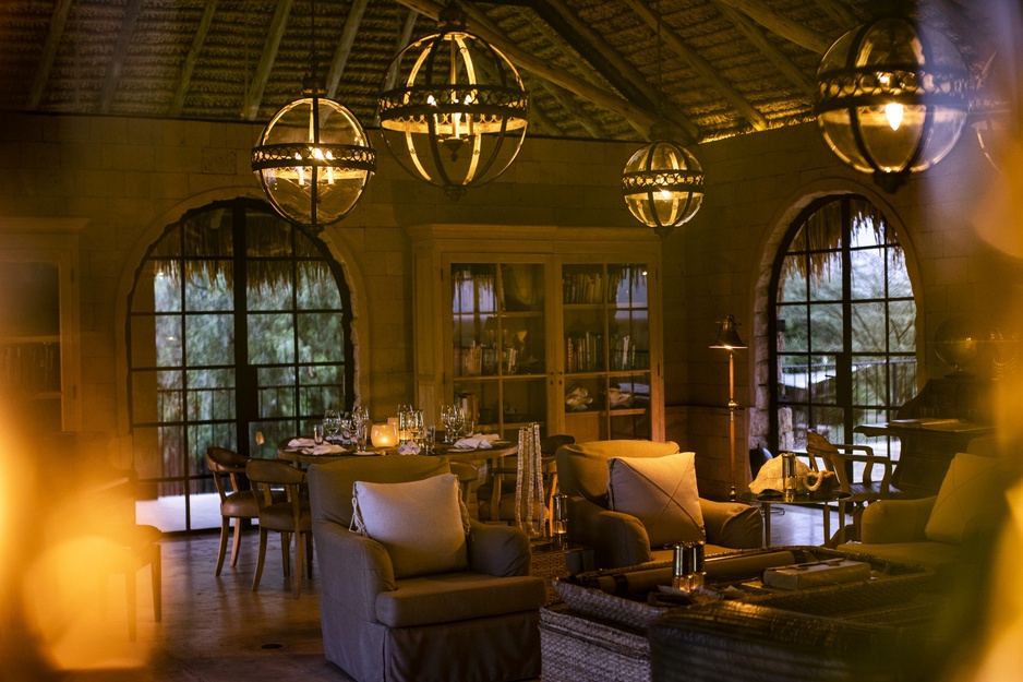 Segera Retreat Lodge Lounge