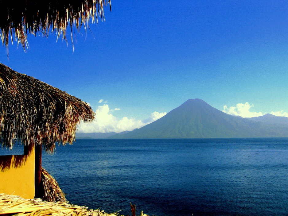 Laguna Lodge View from the Lounge on Lake Atitlán