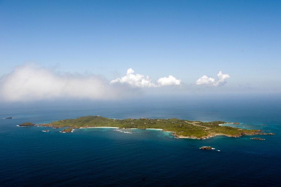 Mustique Island aerial