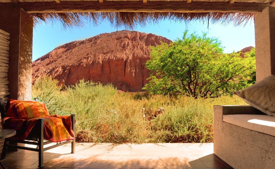 Alto Atacama private terrace