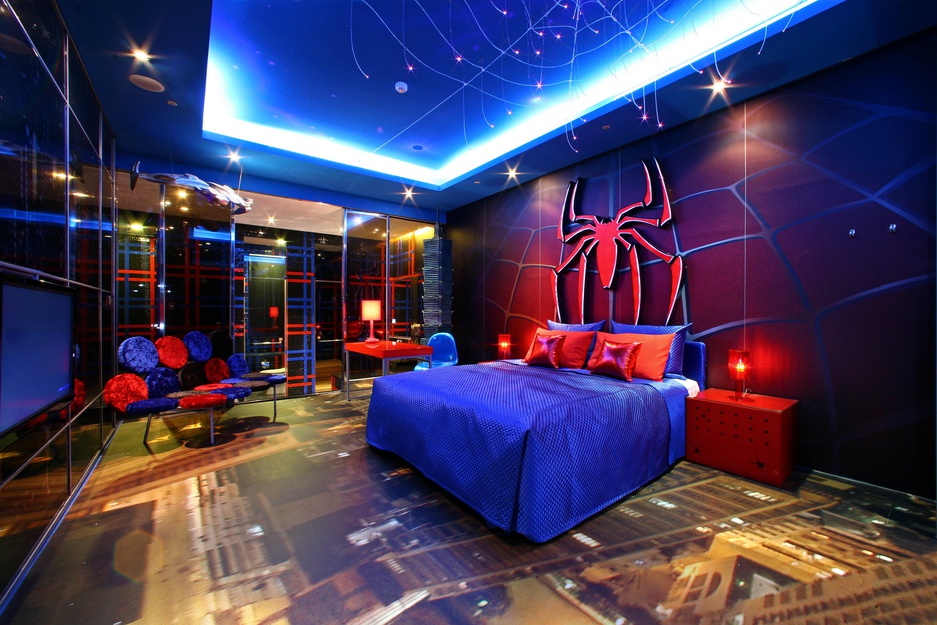 Sato Castle Spider-Man themed room