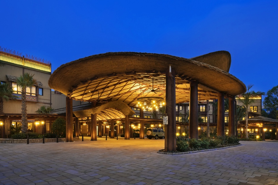 Disney Explorers Lodge Facade