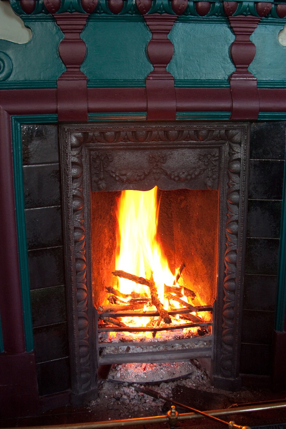 Appleton Water Tower hotel fireplace