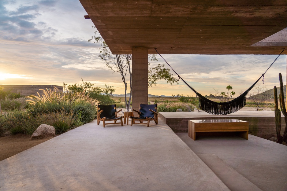 Paradero Todos Santos Outdoor Terrace With A Hammock