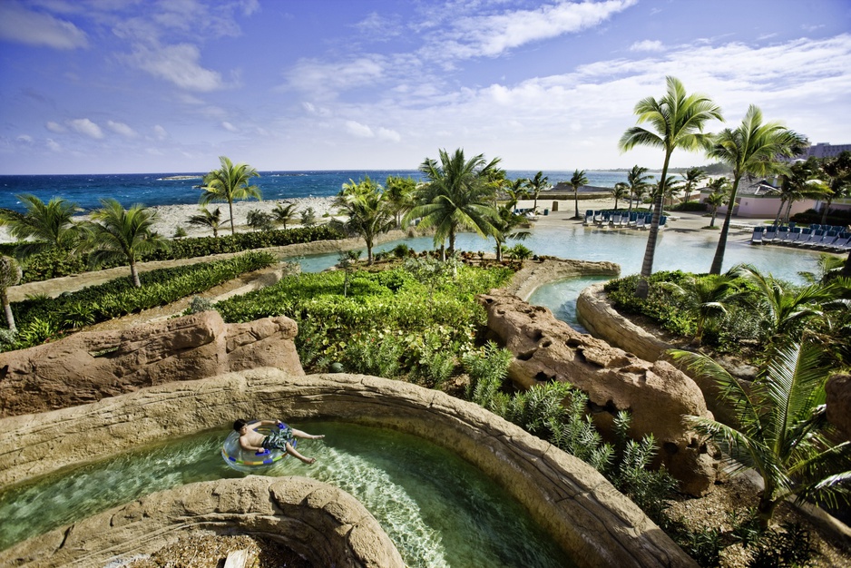 The current slide at the Aquaventure