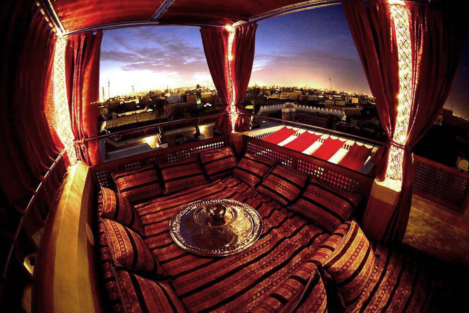 Riad AnaYela rooftop hookah place