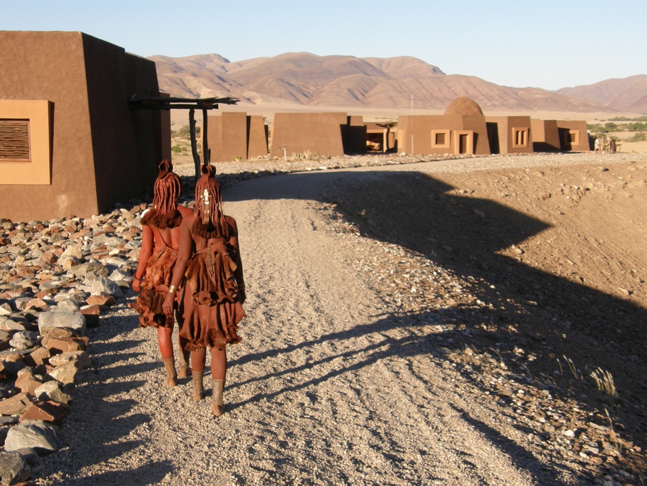 Himba at the lodge