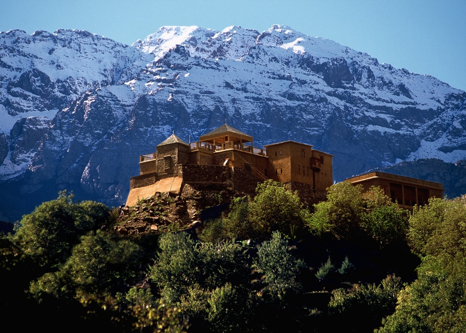 Kasbah Du Toubkal in Morocco in the Atlas Mountains