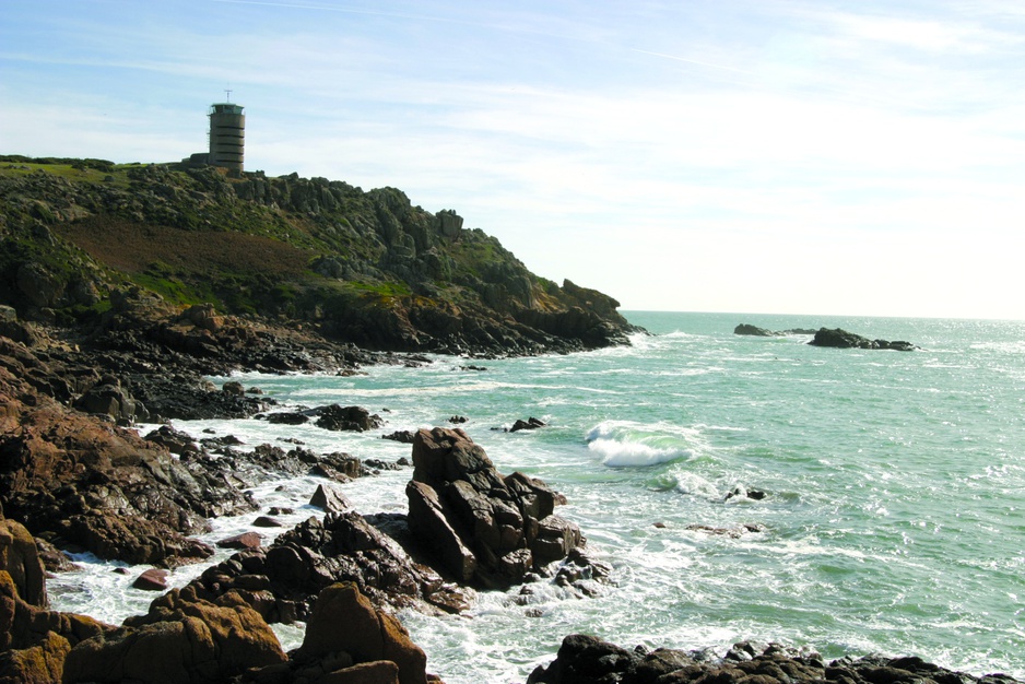 La Corbiere Radio Tower on Jersey Island