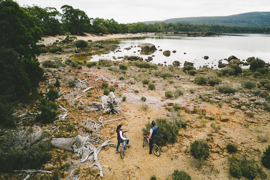 Biking in Tasmania