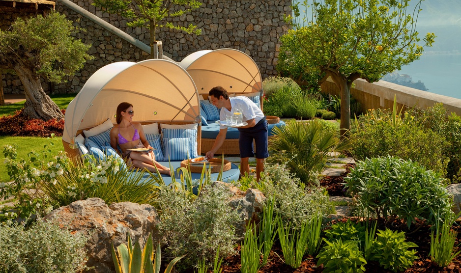 The Monastero Santa Rosa Hotel Pool-Side Relaxation