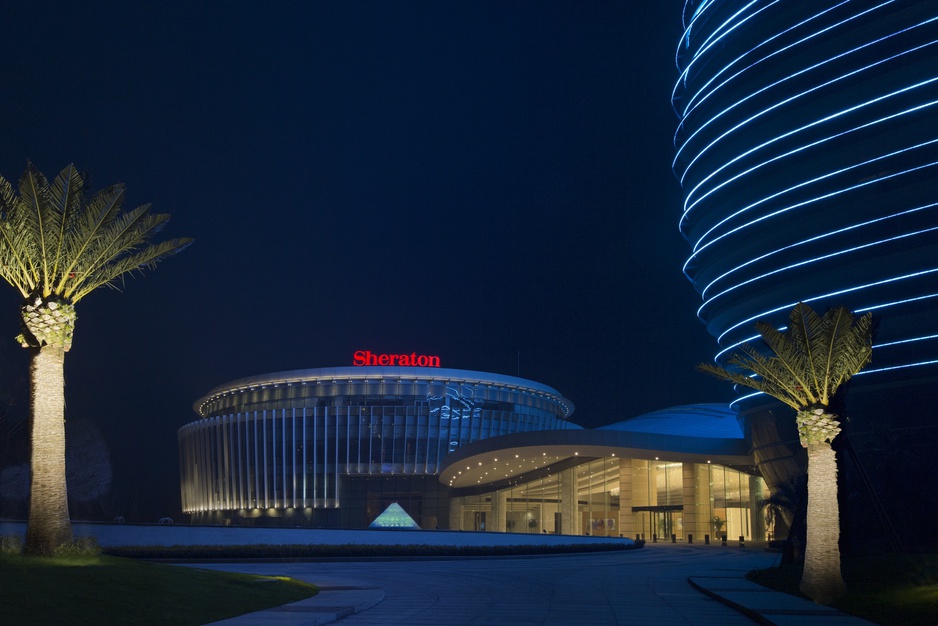 Sheraton Huzhou Hot Spring Resort main entrance