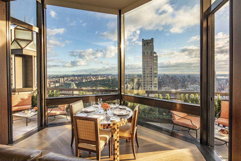 Fours Seasons Hotel New York Presidential Suite Balcony