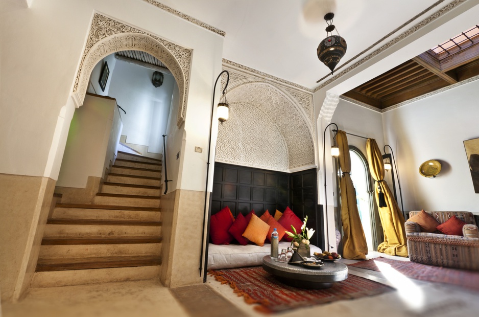 Riad Farnatchi suite 6 sitting room