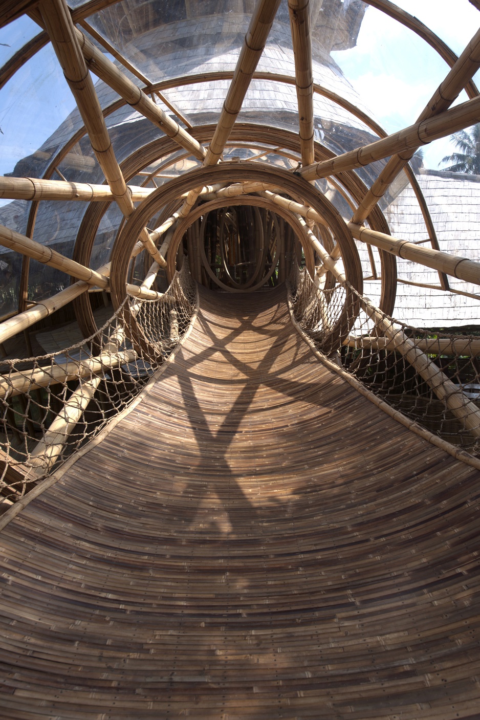 Sharma Springs Bamboo House Tunnel