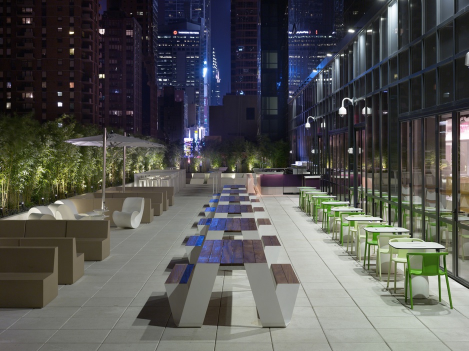 Yotel terrace in New York