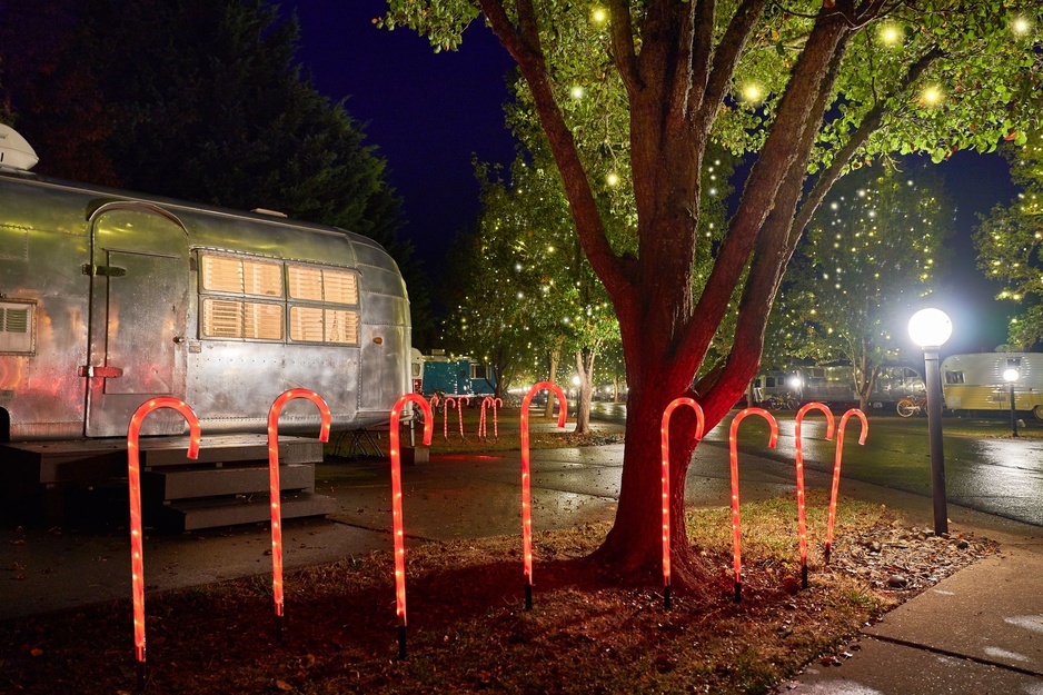 Vintages Trailer Resort Night Lights