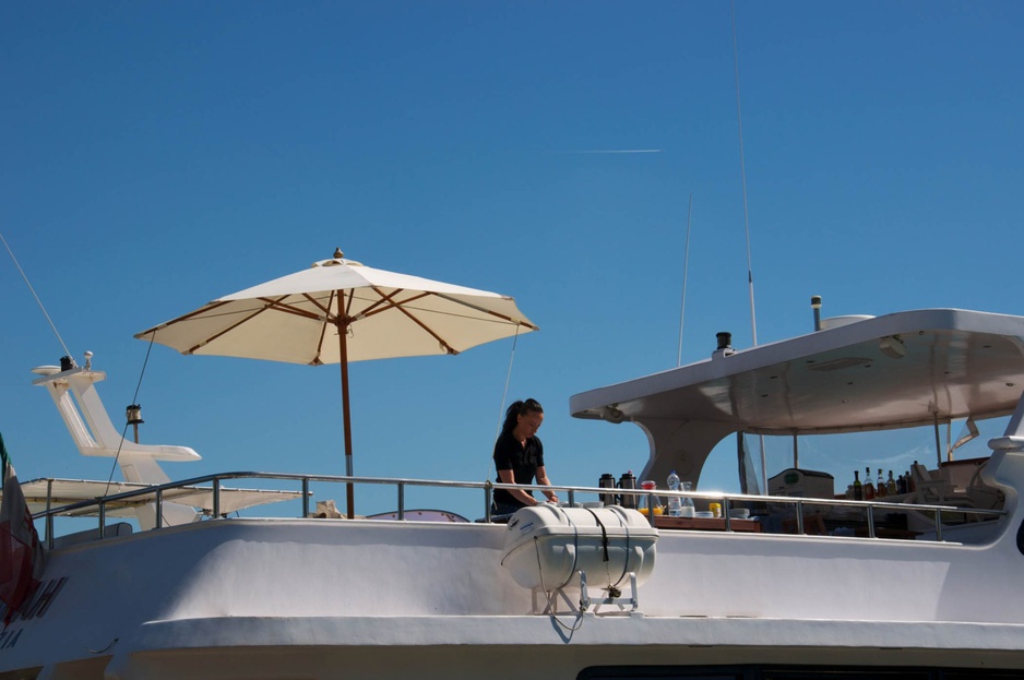 Sarah Cruise Venezia sun deck