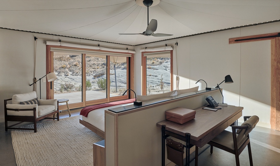 Camp Sarika, Amangiri Bedroom