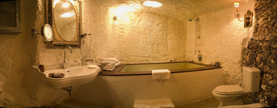 Cave bathroom