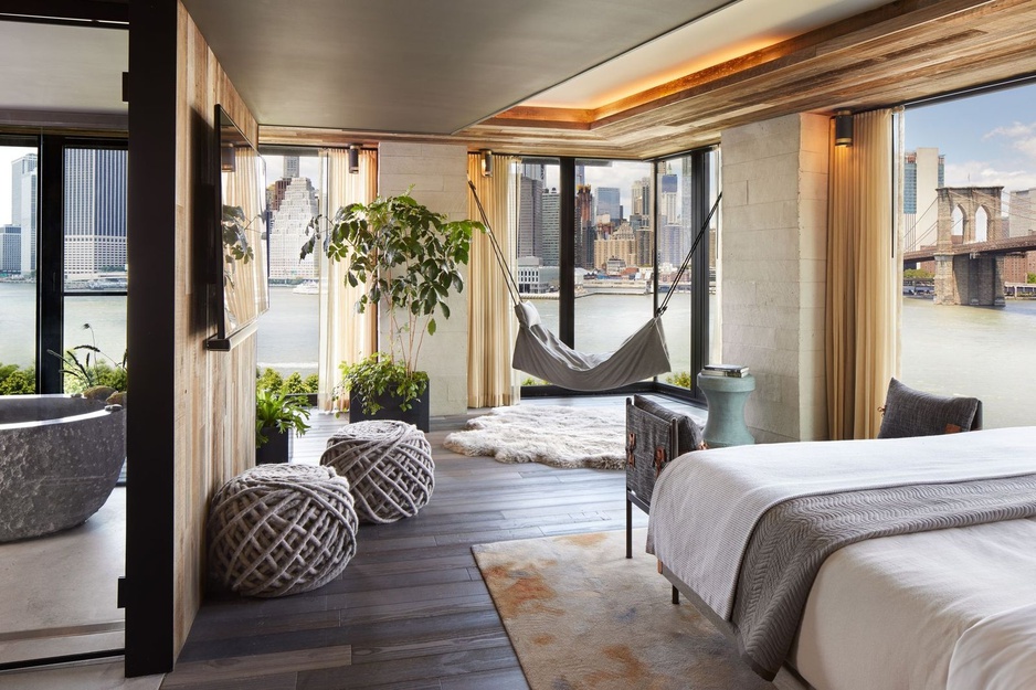 1 Hotel Brooklyn Bridge Riverhouse Suite Swing