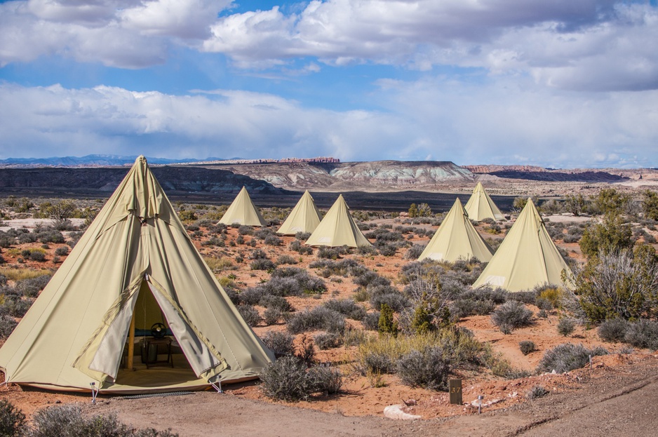 Moab Under Canvas tents