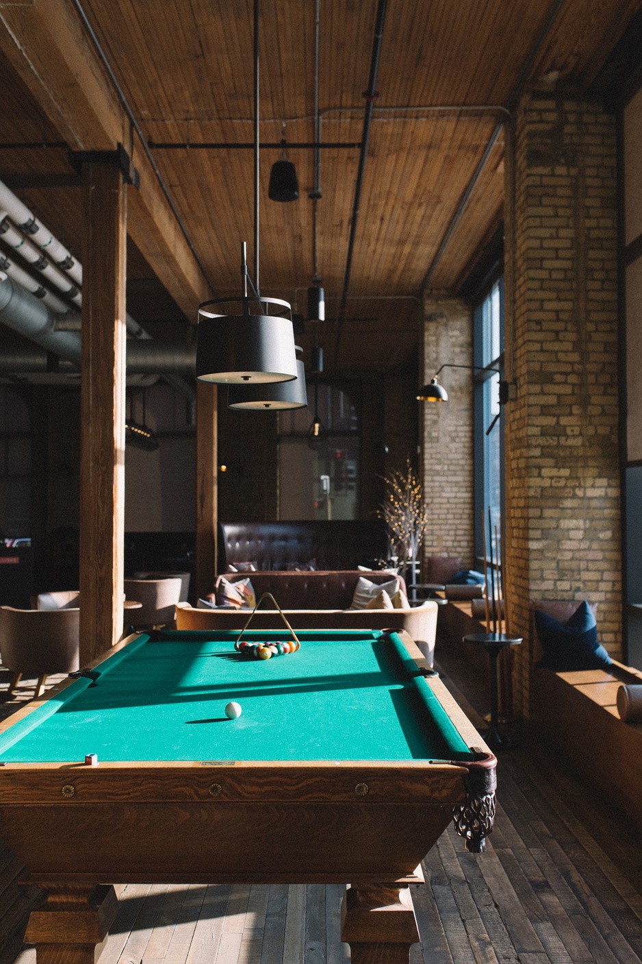 Hewing Hotel Pool Table