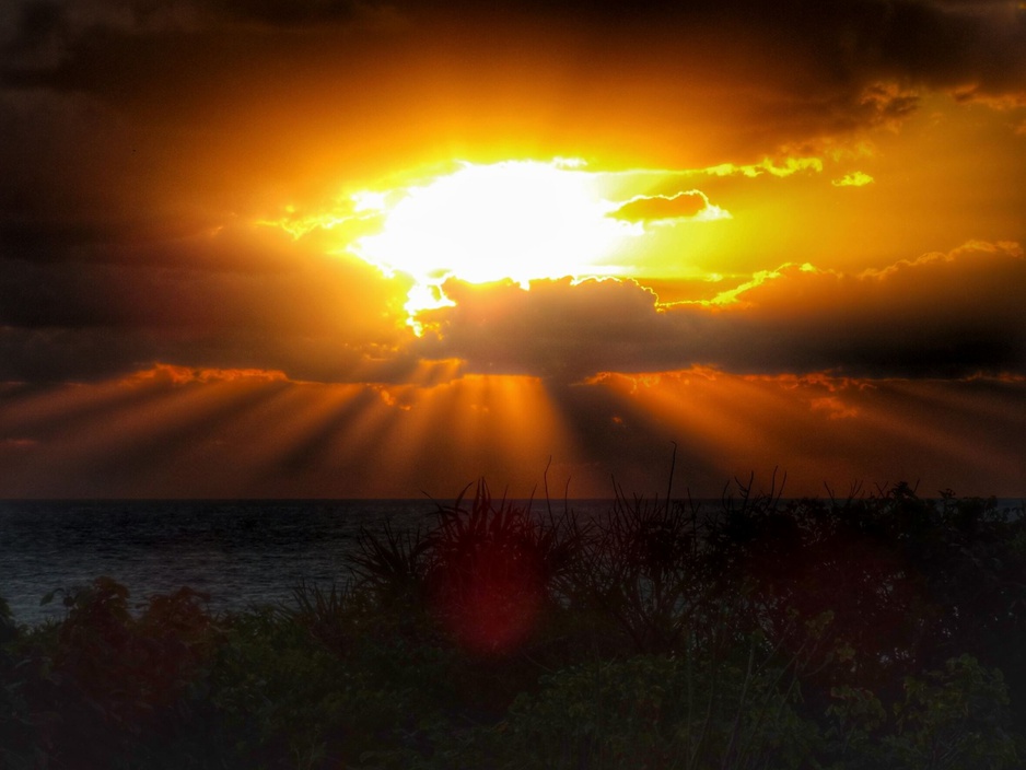 Isla Mujeres beach sunset