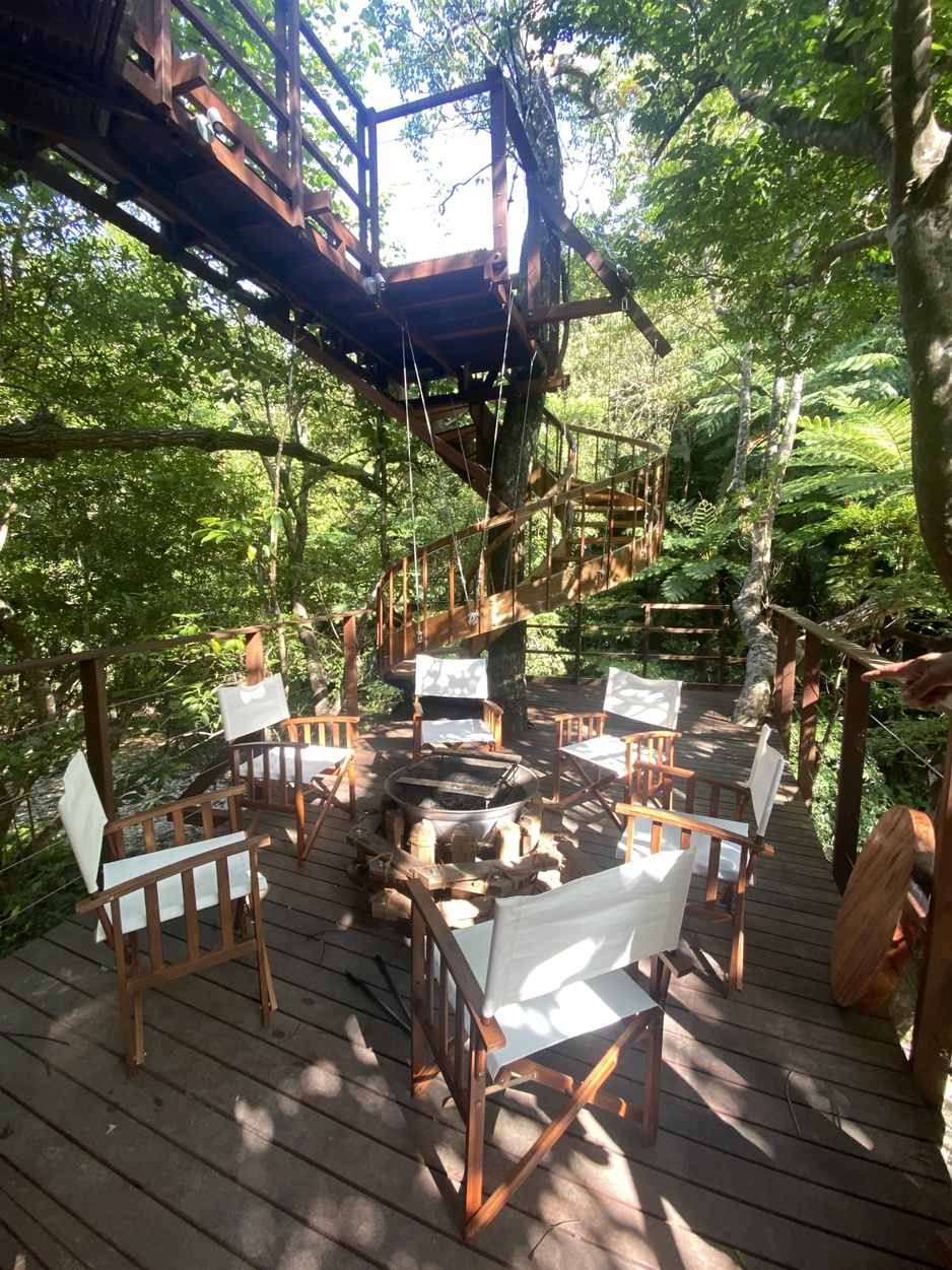 Treeful Treehouse Sustainable Resort Outdoor Jungle Dining