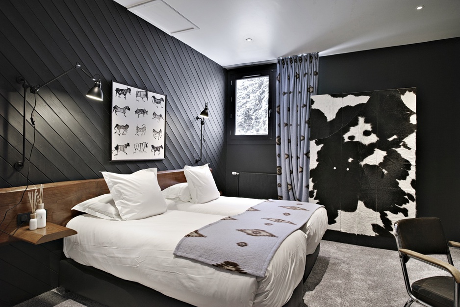 Totem Flaine Hotel design room