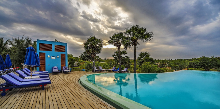 The Dune House pool