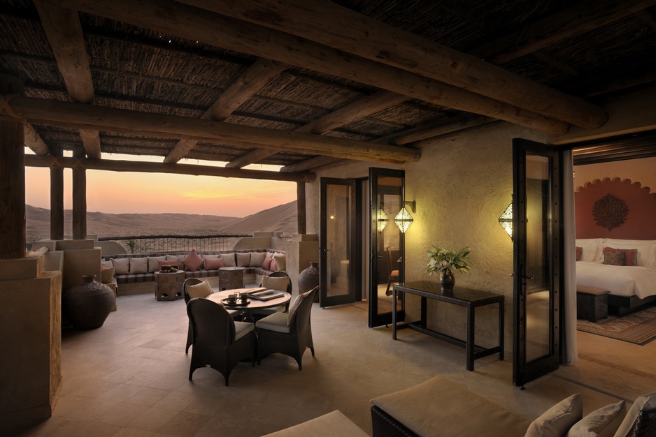 Qasr Al Sarab Desert Hotel Suite With Private Terrace Overlooking The Dunes