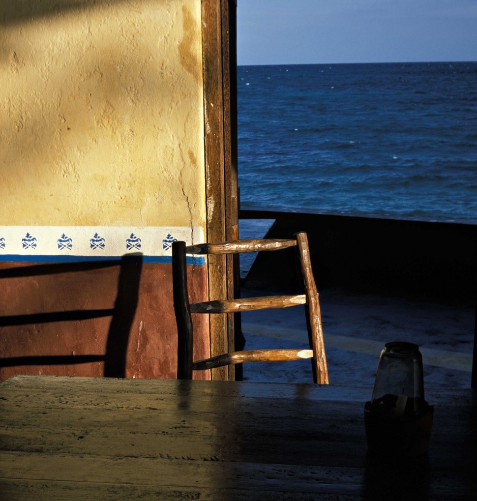 Chumbe Island dining with sea view